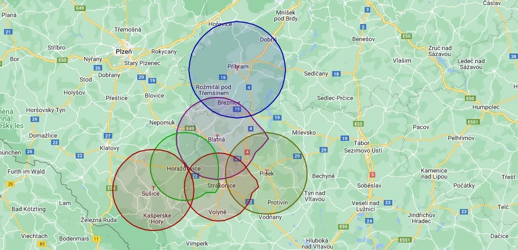 Pokrytí Rádia Otava